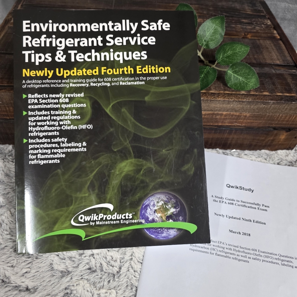 Environmentally Safe Refrigerant Service Tips & Techniques 4th Edition Textbook